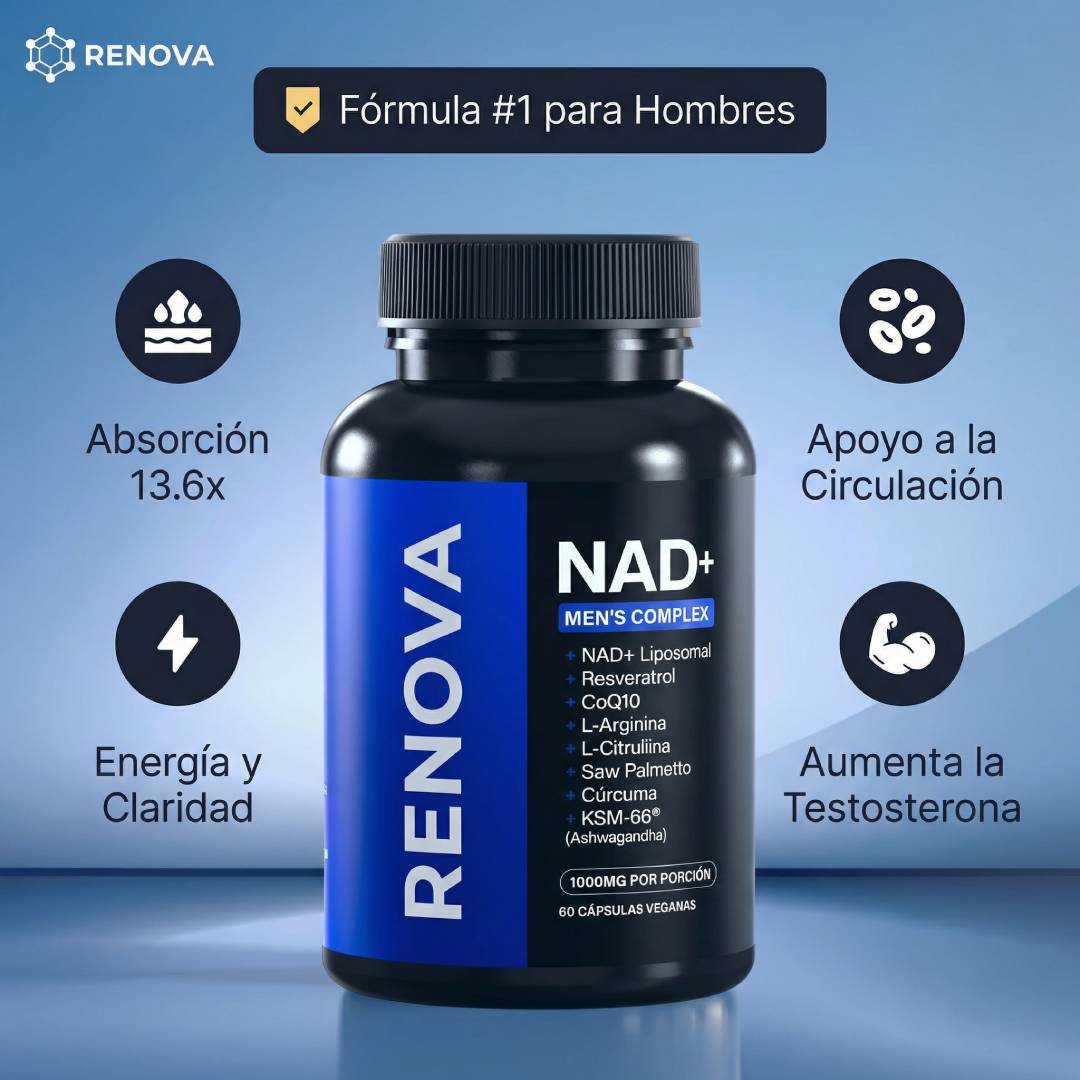 NAD+ Men's Revive™ — Vitalidad y Rendimiento Masculino