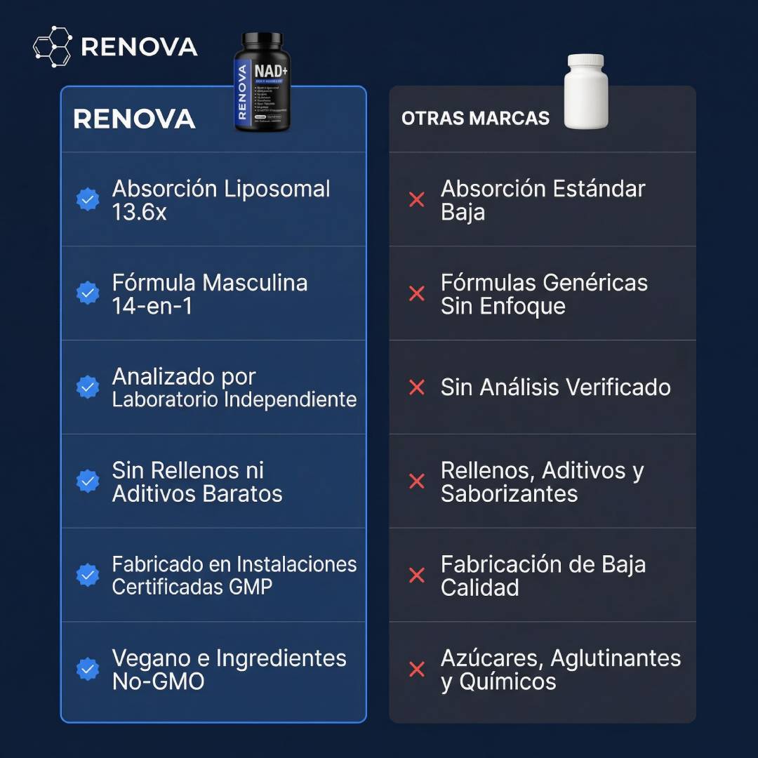 NAD+ Men's Revive™ — Vitalidad y Rendimiento Masculino