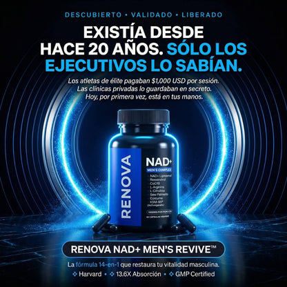 NAD+ Men's Revive™ — Vitalidad y Rendimiento Masculino