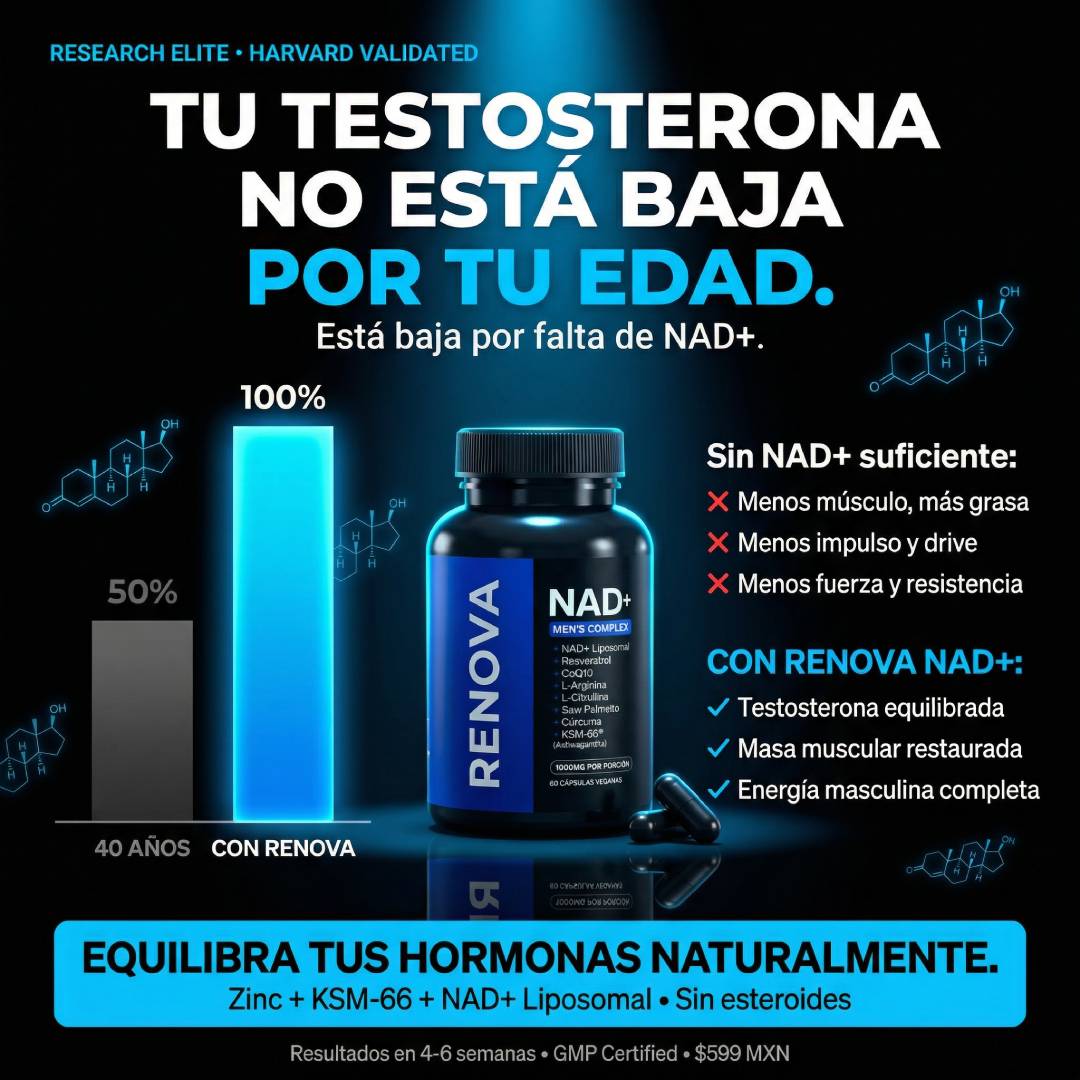 NAD+ Men's Revive™ — Vitalidad y Rendimiento Masculino